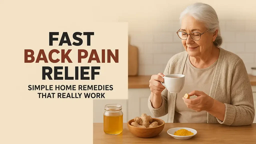 Back Pain Relief Home Remedies