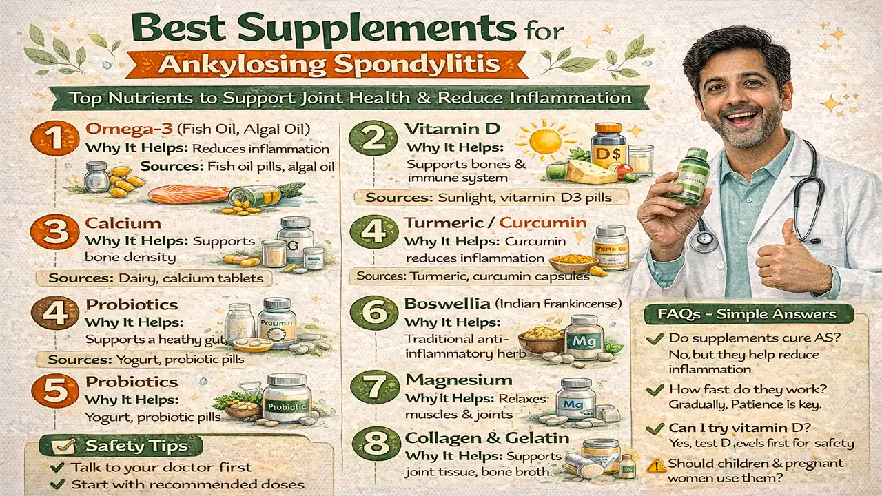Best Supplements for Ankylosing Spondylitis