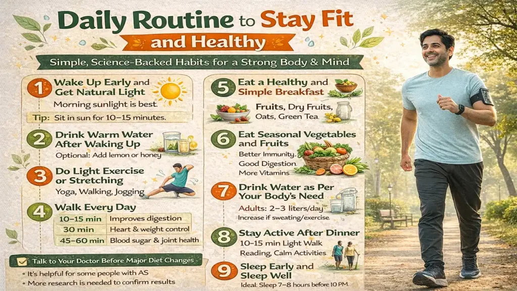 Daily Routine to Stay Fit and Healthy
